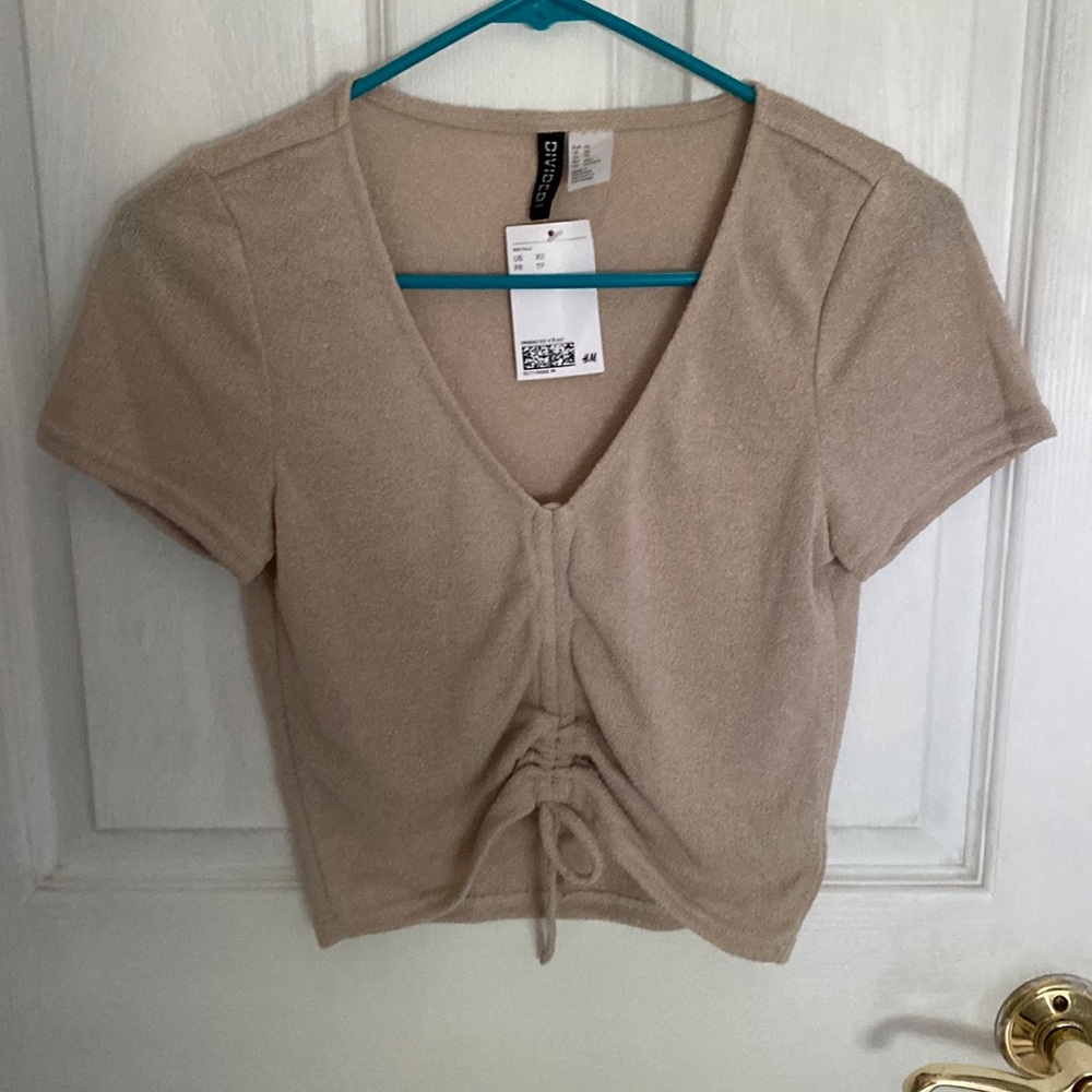 Ruched Short Sleeve Top